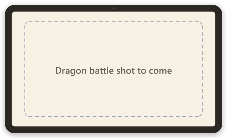 Placeholder for the dragon battle screen